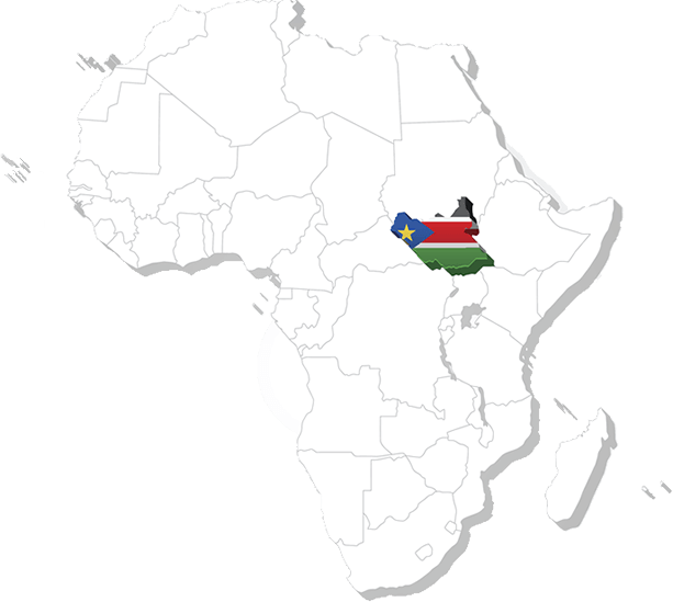 South Sudan Africa Map